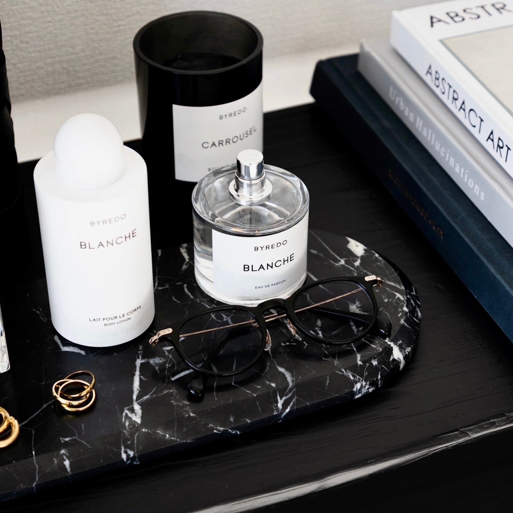 Ade×&classy 天然大理石オーバルトレイ