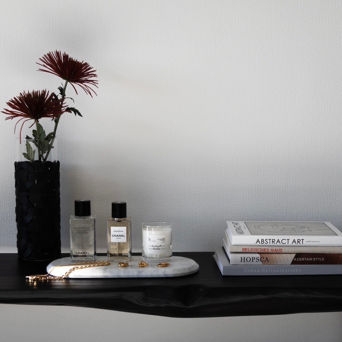 Ade×&classy 天然大理石オーバルトレイ