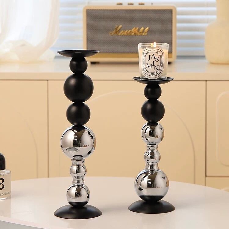 レイヘンキャンドルスタンド2点セット(キャンドル付き)