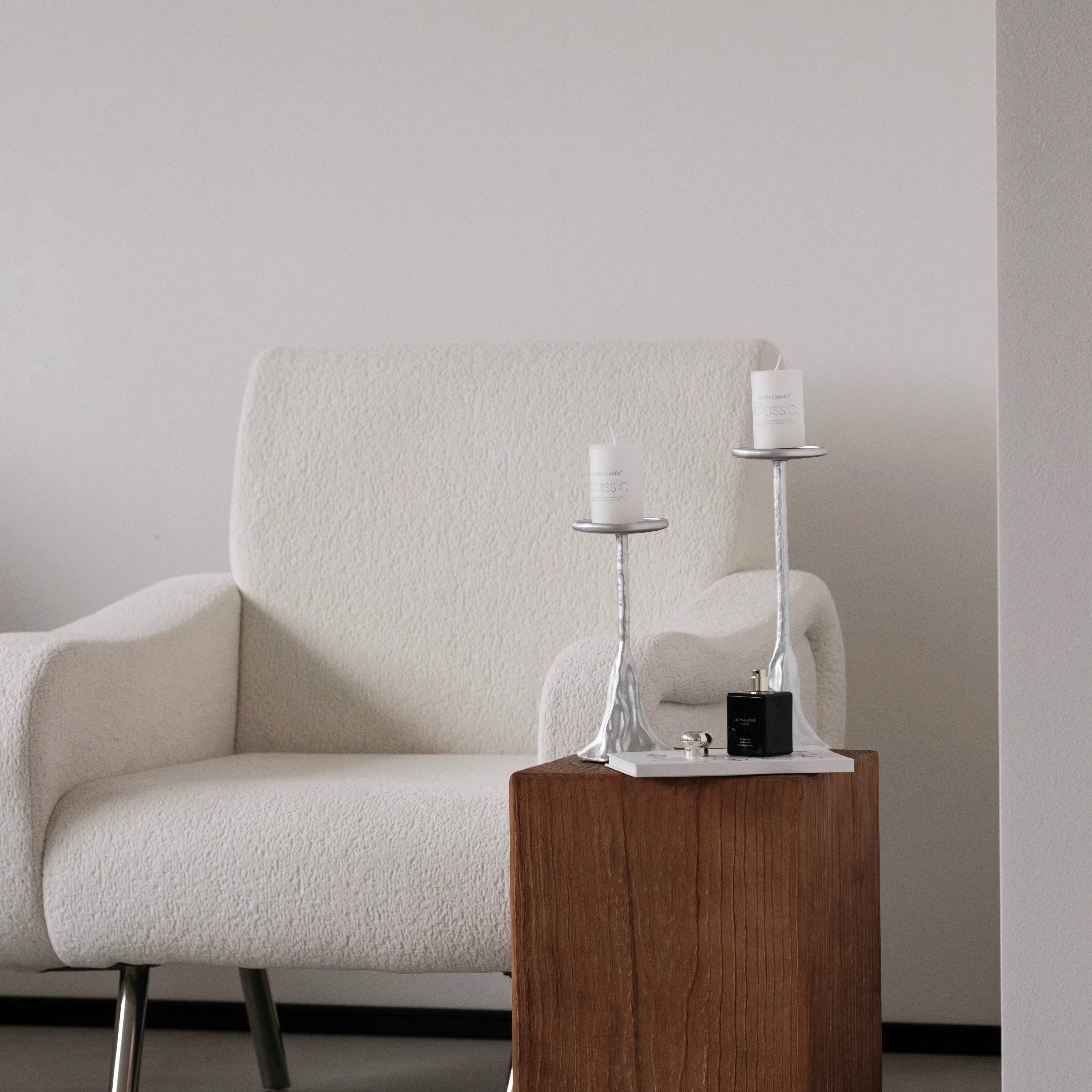 アンティークラインキャンドルスタンド(2点セット)