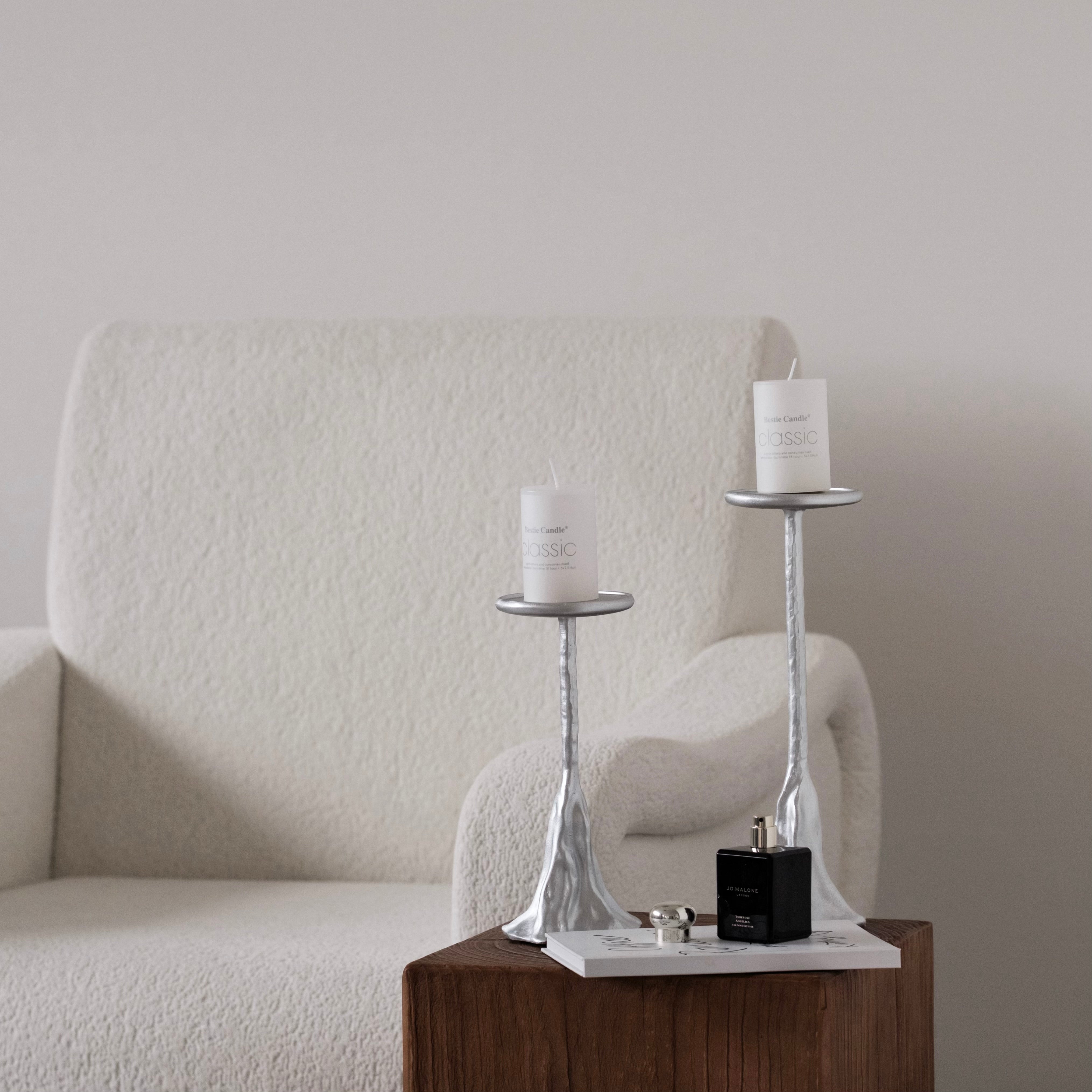 アンティークラインキャンドルスタンド(2点セット)