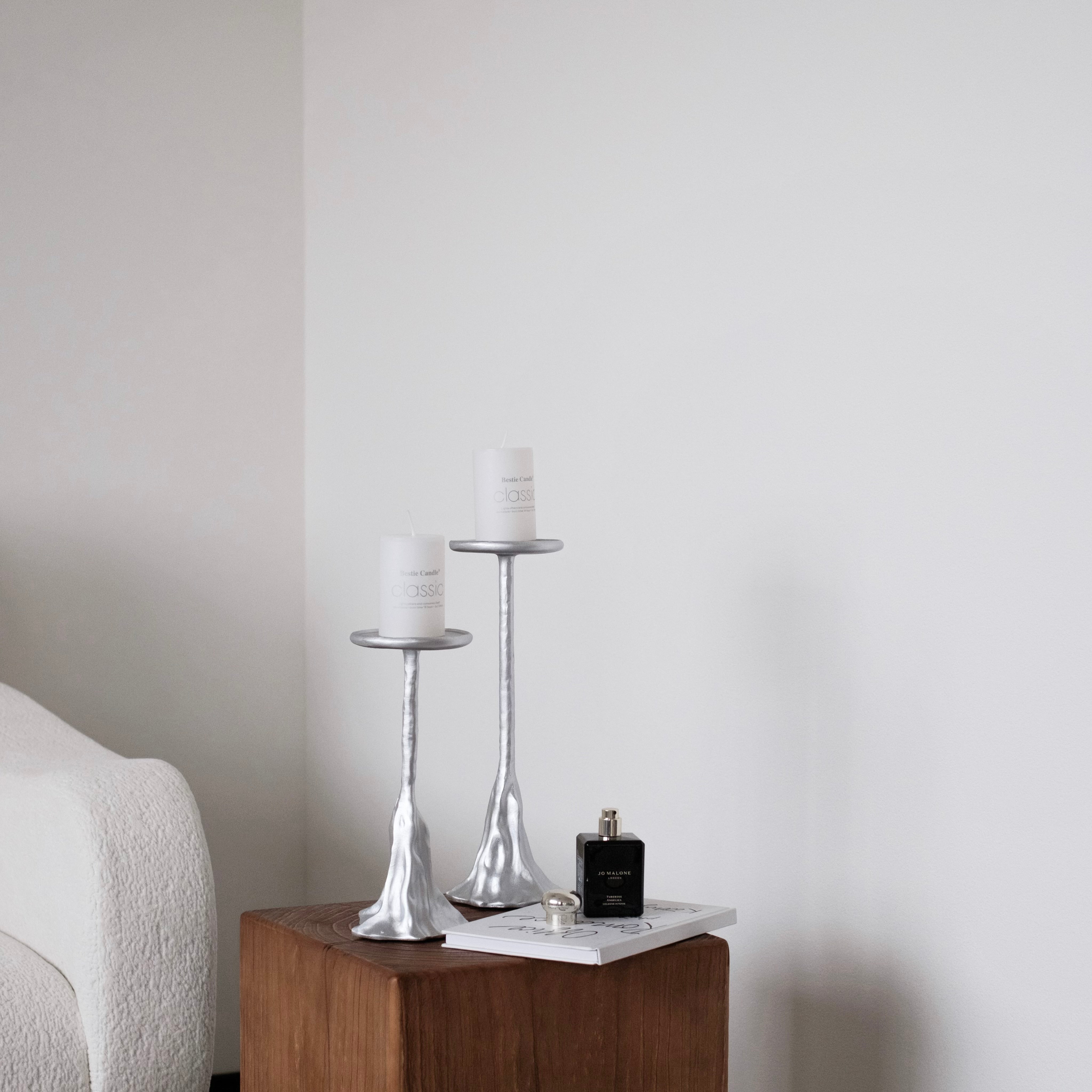 アンティークラインキャンドルスタンド(2点セット)