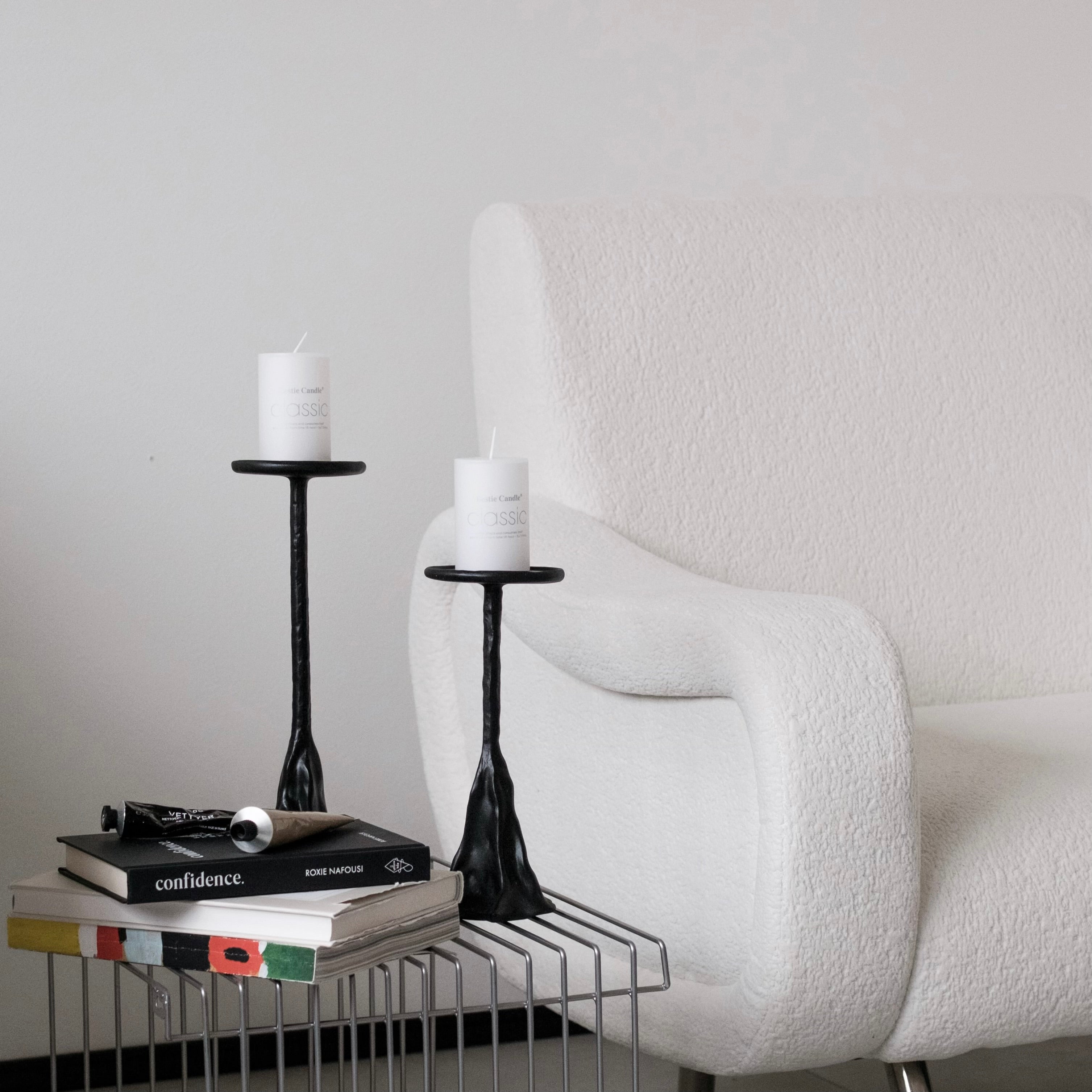 アンティークラインキャンドルスタンド(2点セット)