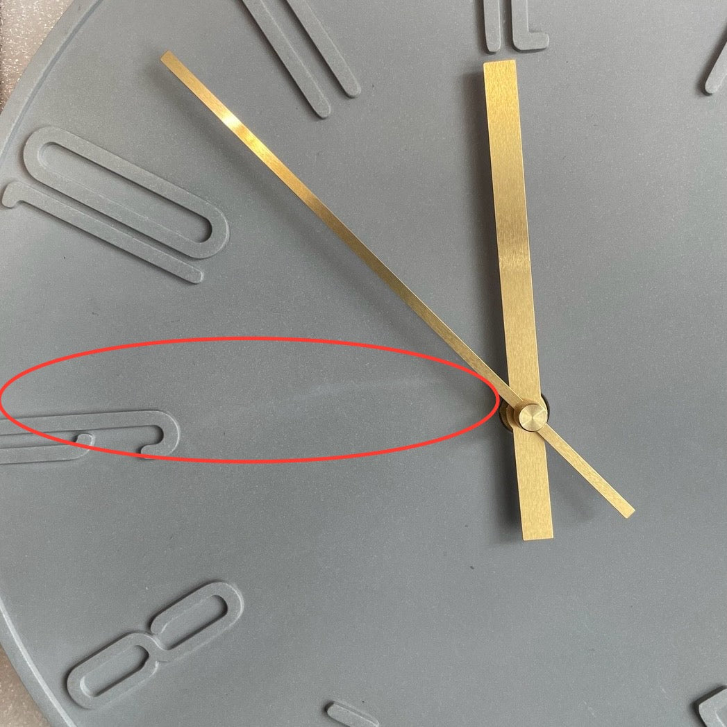 【アウトレット10%OFF】ウォールクロック ベトン ナンバー