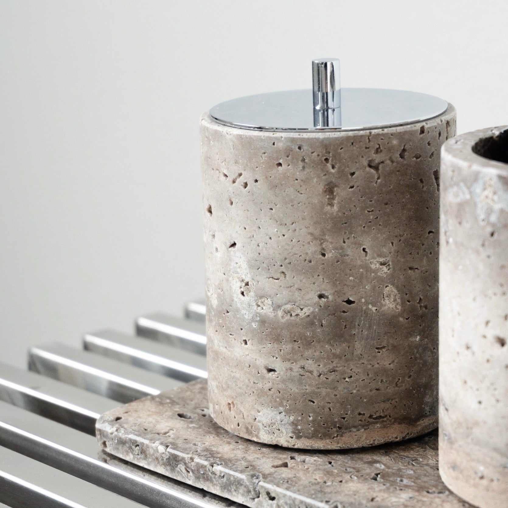 トラバーチン バスルーム4点セット