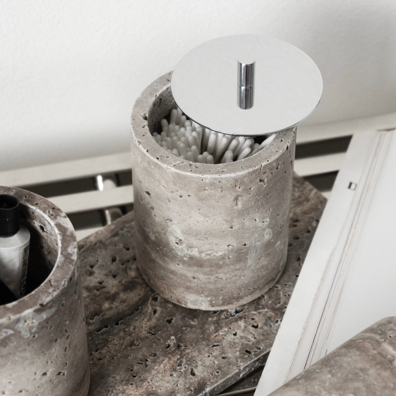 トラバーチン バスルーム4点セット