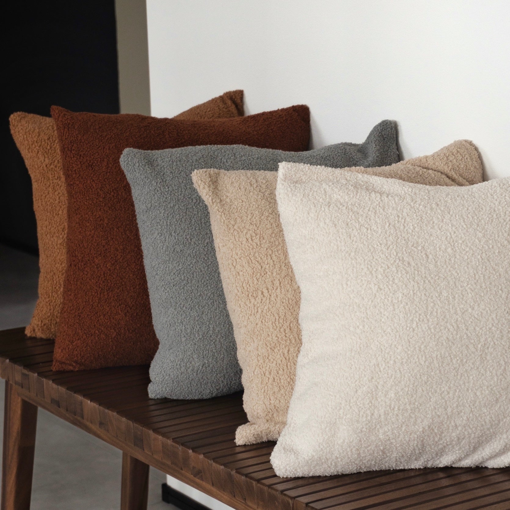 テディテクスチャ クッションカバー