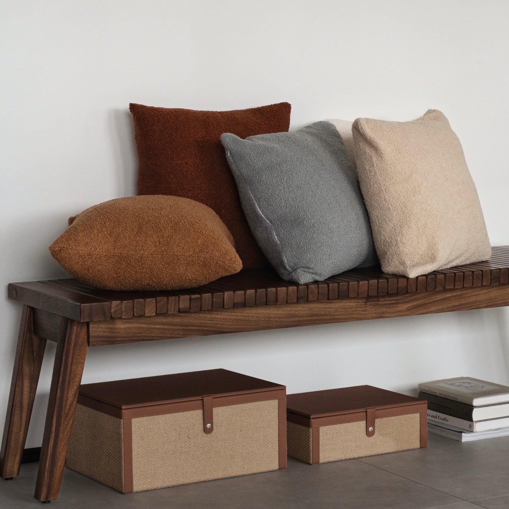 テディテクスチャ クッションカバー