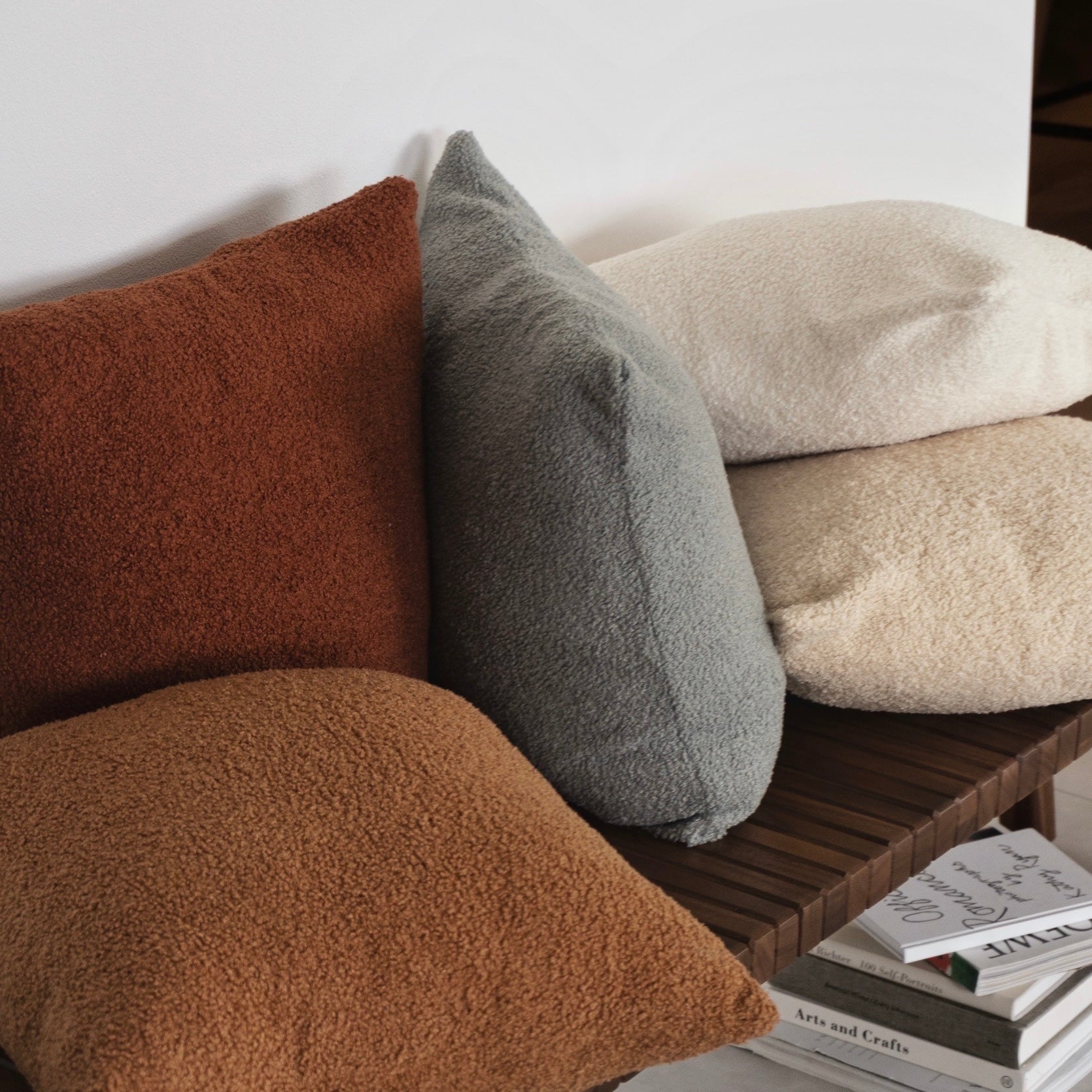 テディテクスチャ クッションカバー