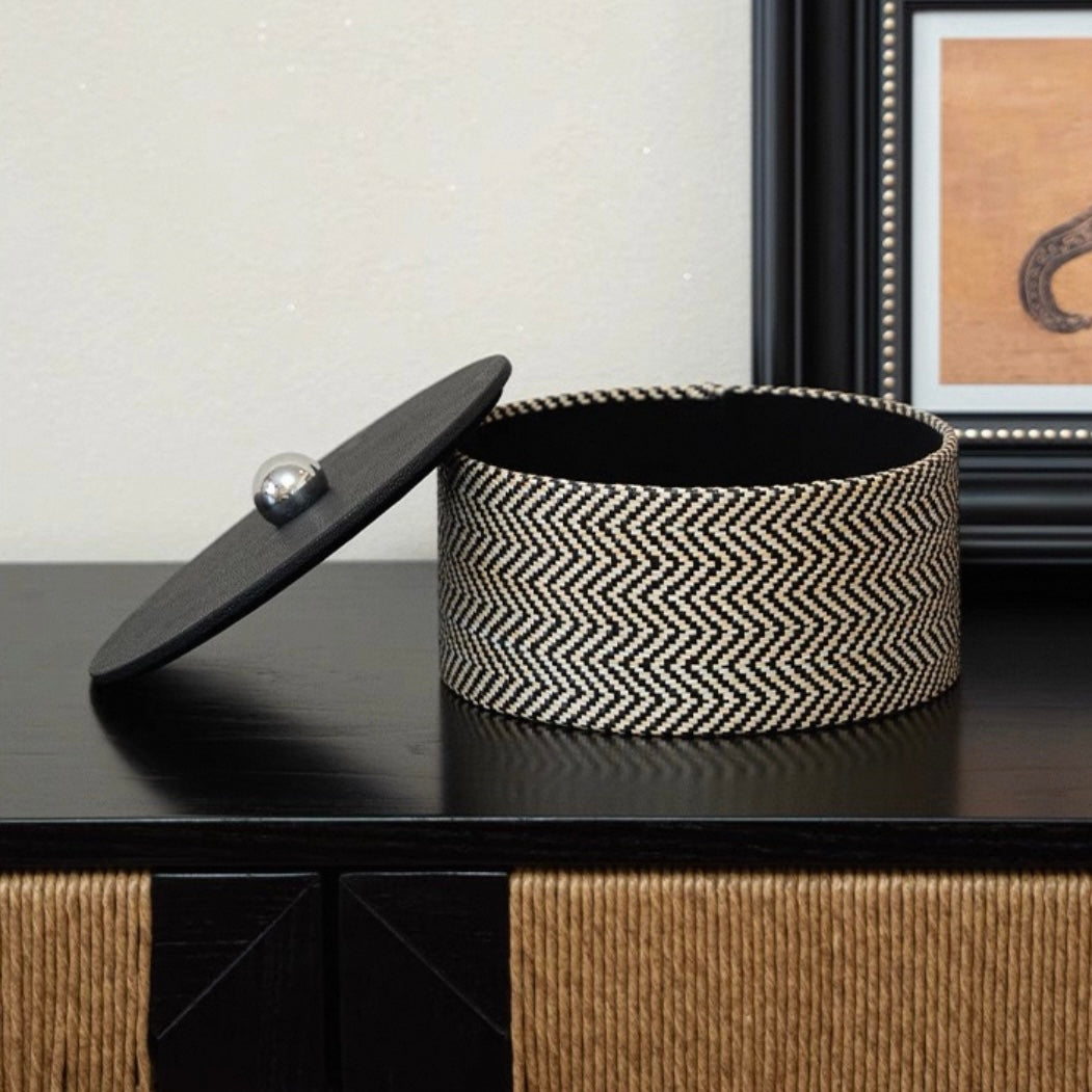 ヘリンボーン ストレージボックス