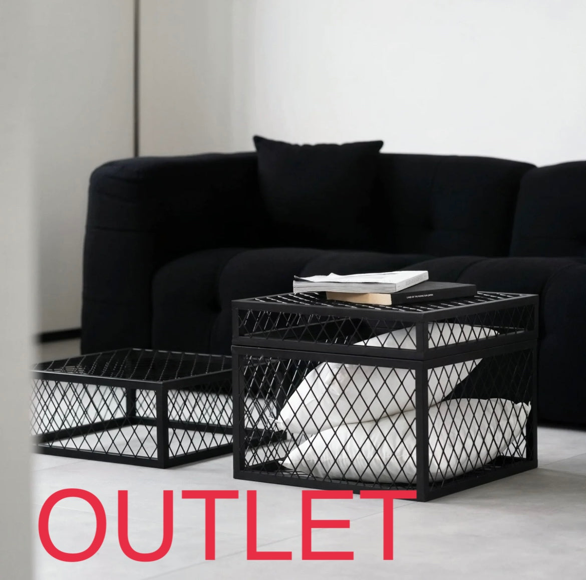【アウトレット10%OFF】アイアンメッシュキューブ