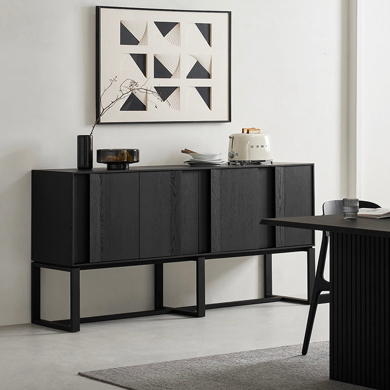 ソリッドウッドロングレッグキャビネット