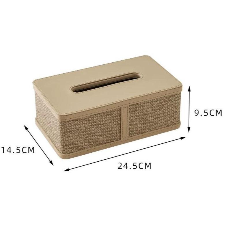 ツイードティッシュケース