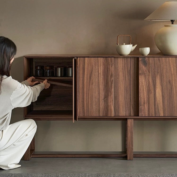 ソリッドウッドロングレッグキャビネット