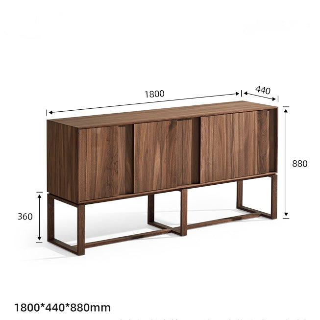 ソリッドウッドロングレッグキャビネット