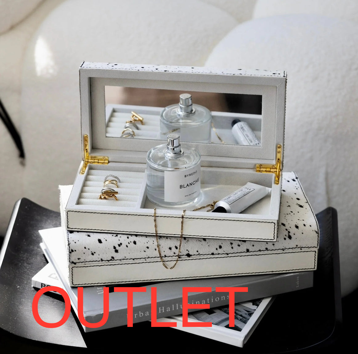 【アウトレット10%OFF】ホワイトホースシャギー ジュエリーボックス スモール