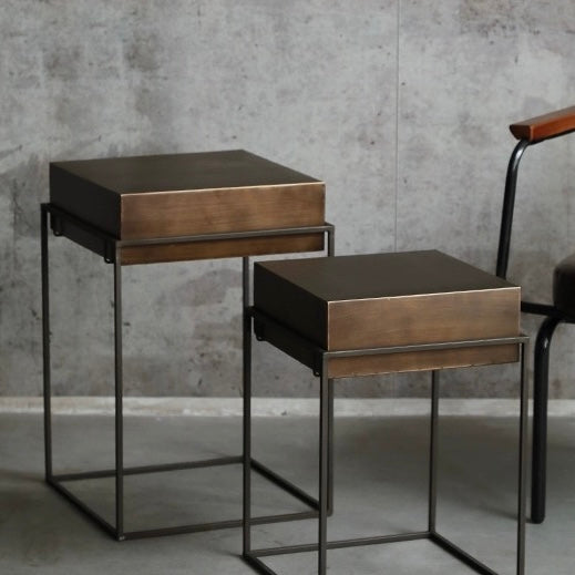 インダストリアル サイドテーブル