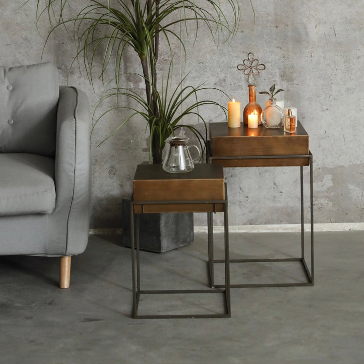 インダストリアル サイドテーブル