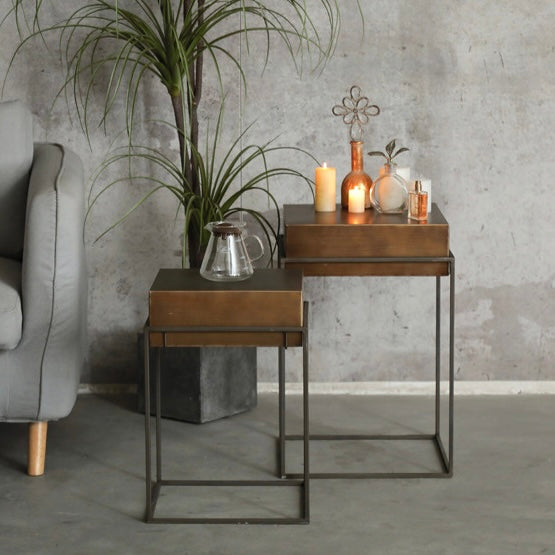 インダストリアル サイドテーブル