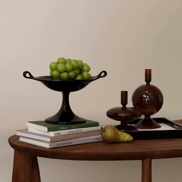 ブラックペデスタルトレイ