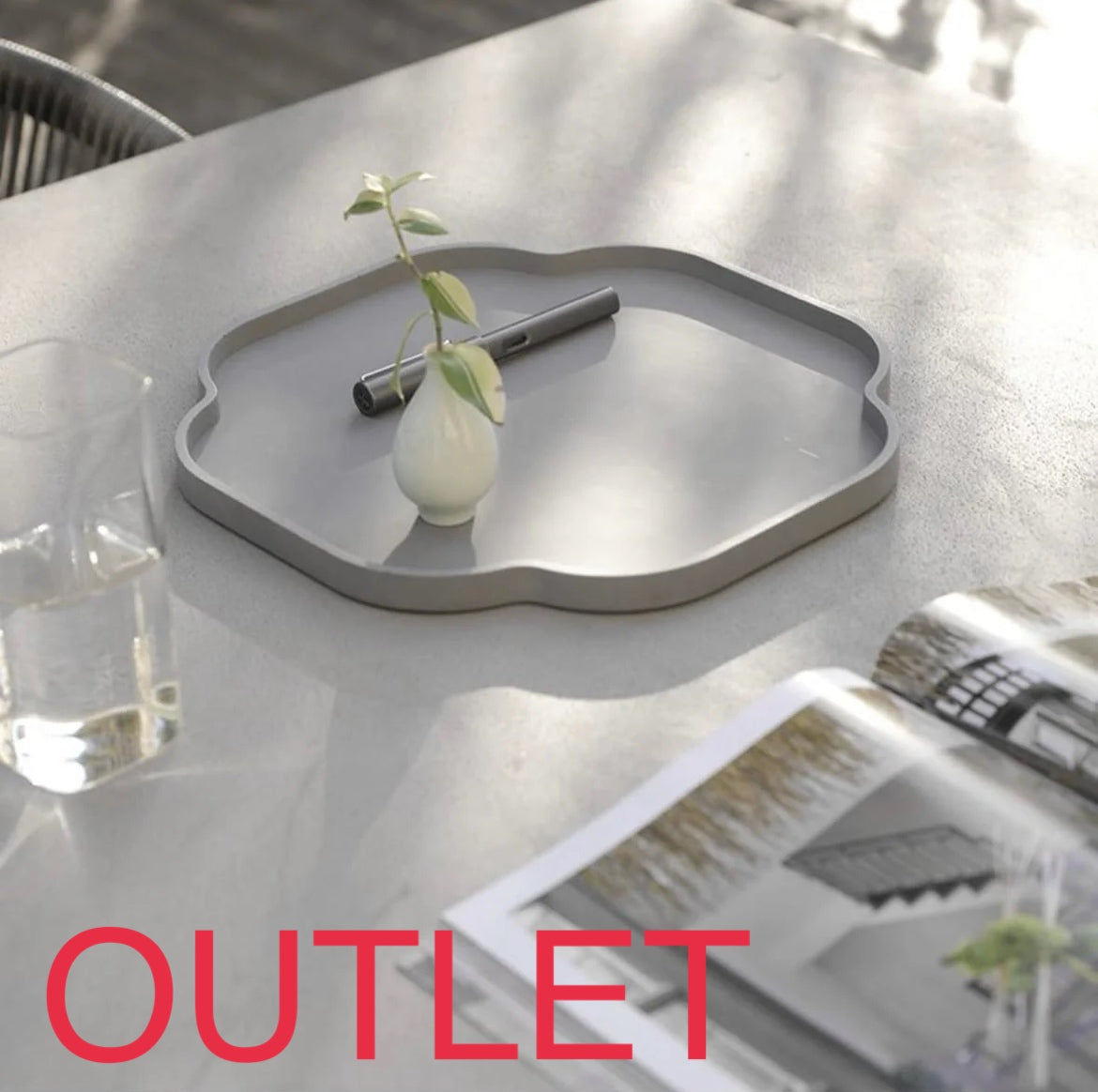 【アウトレット10%OFF】フルールベトントレイ ラージ
