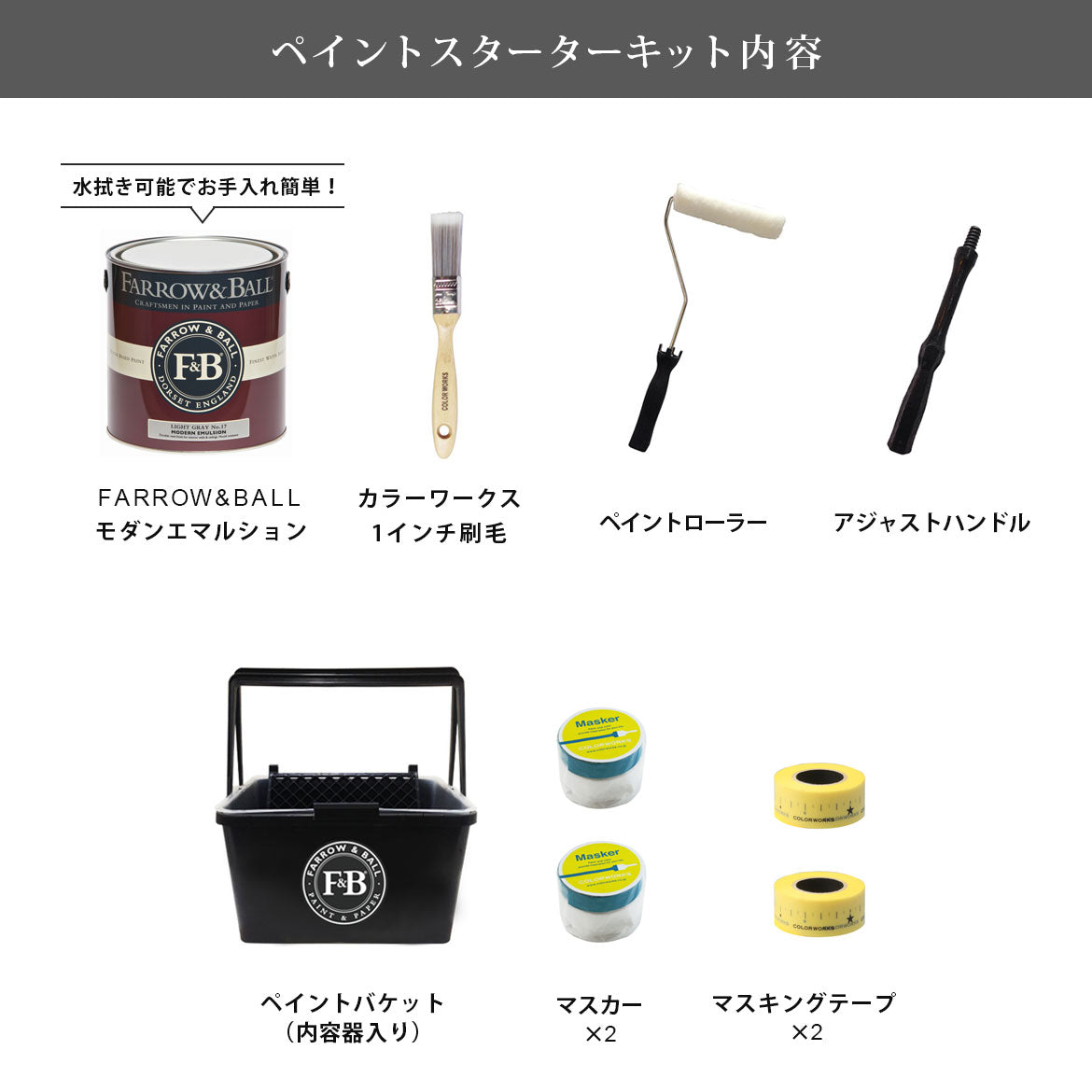 FARROW&BALL スターターキット