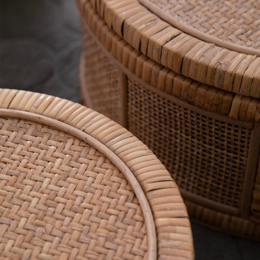 ラタンリッド ストレージボックス