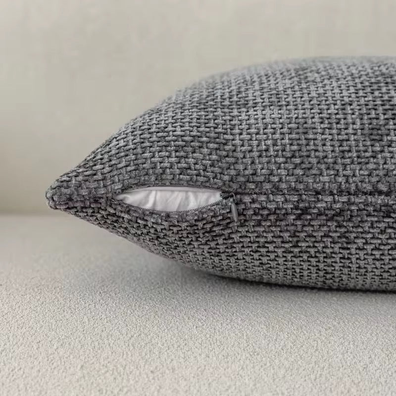 シェニールウィーブ クッションカバー
