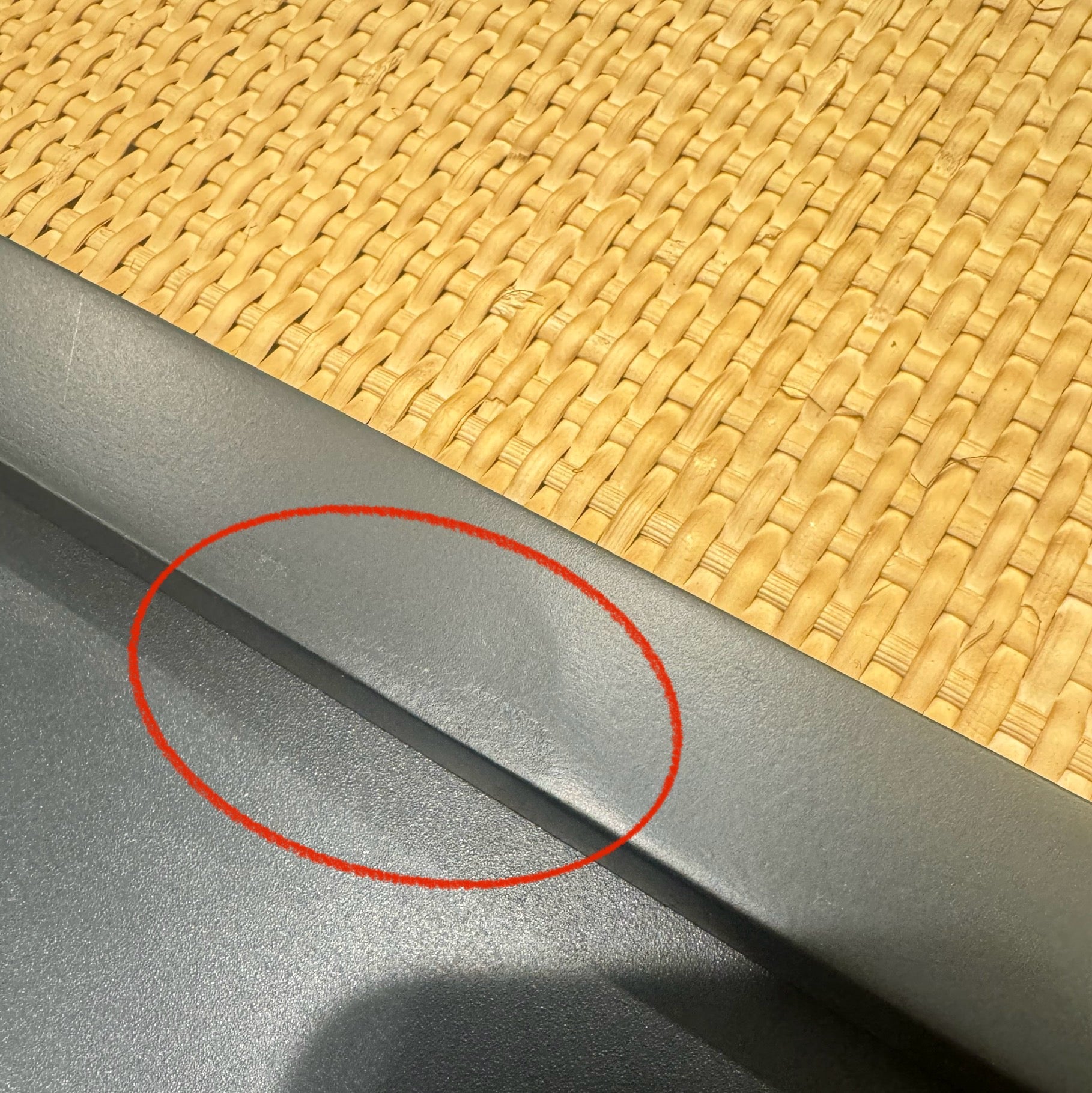 【アウトレット10%OFF】ラタン シンプルフラットトレイ