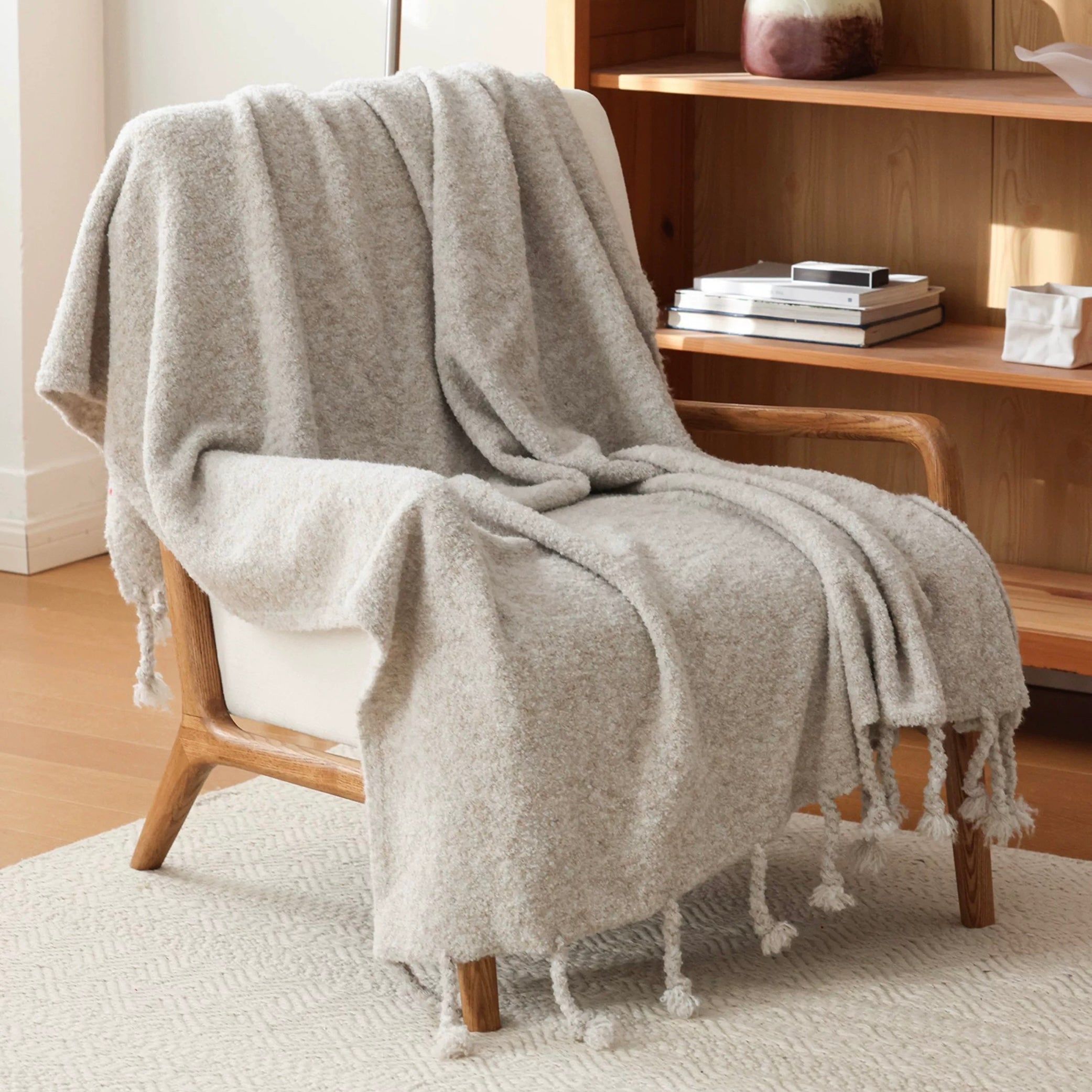 ナチュラルボアブランケット