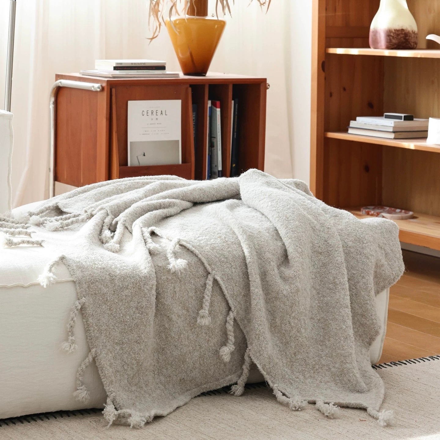 ナチュラルボアブランケット