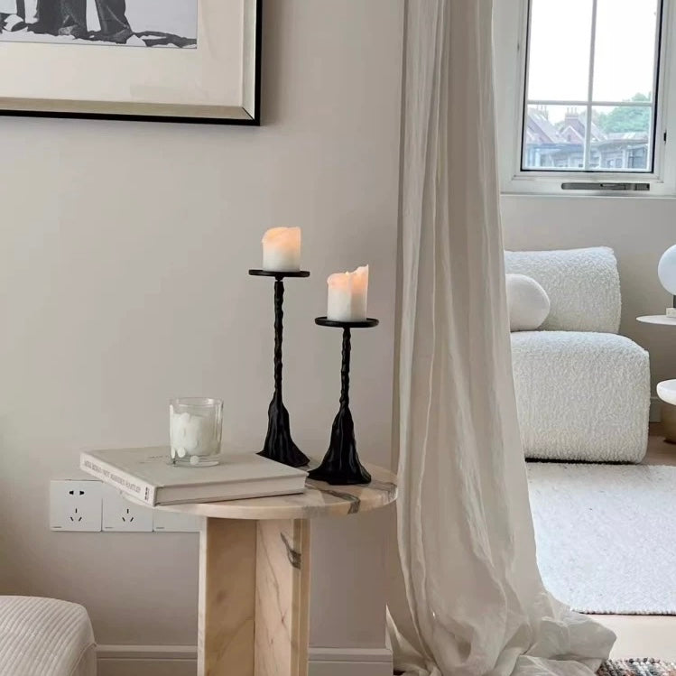 アンティークラインキャンドルスタンド(2点セット)