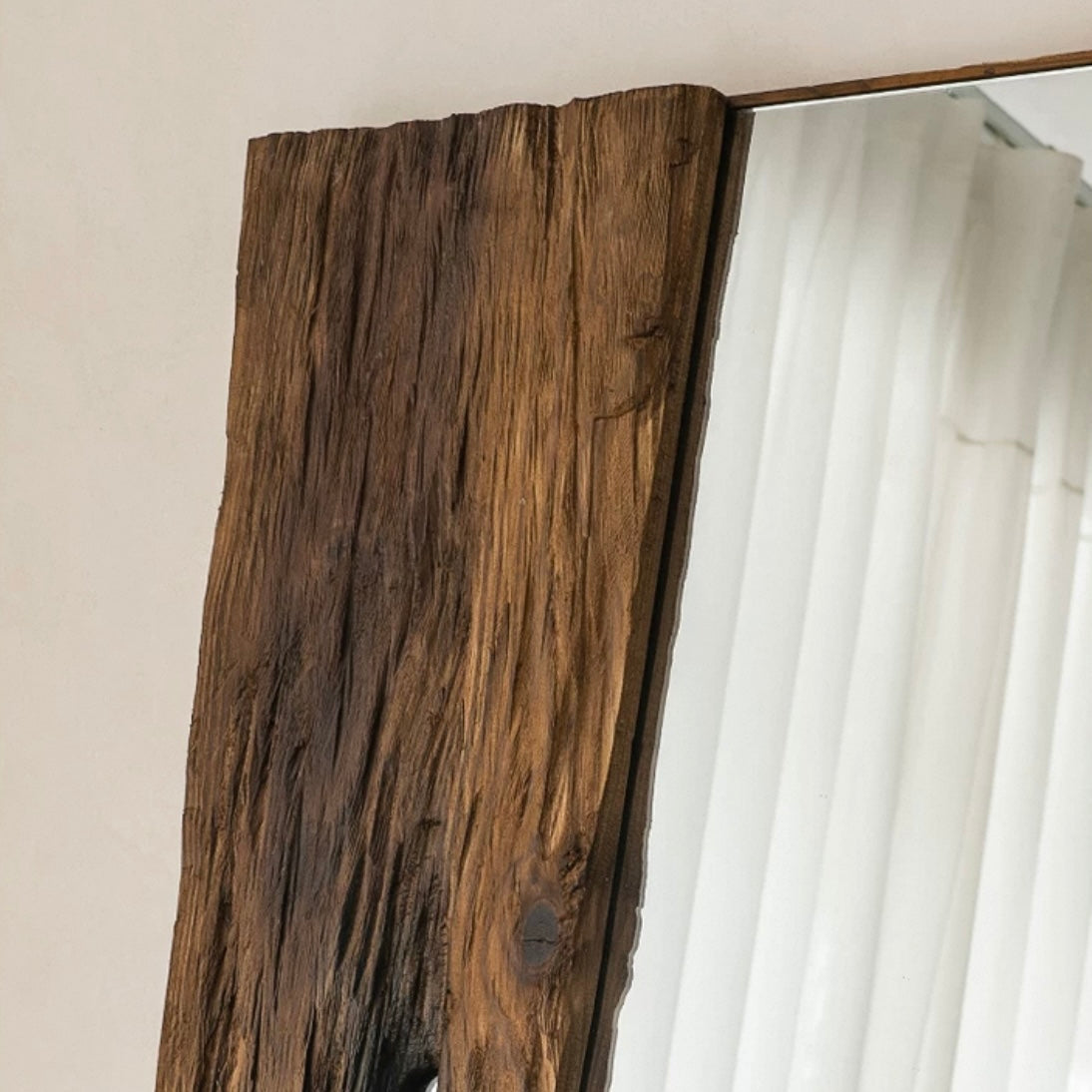 ナチュラルウッド スタンディングミラー