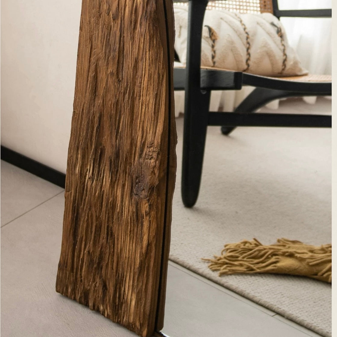 ナチュラルウッド スタンディングミラー