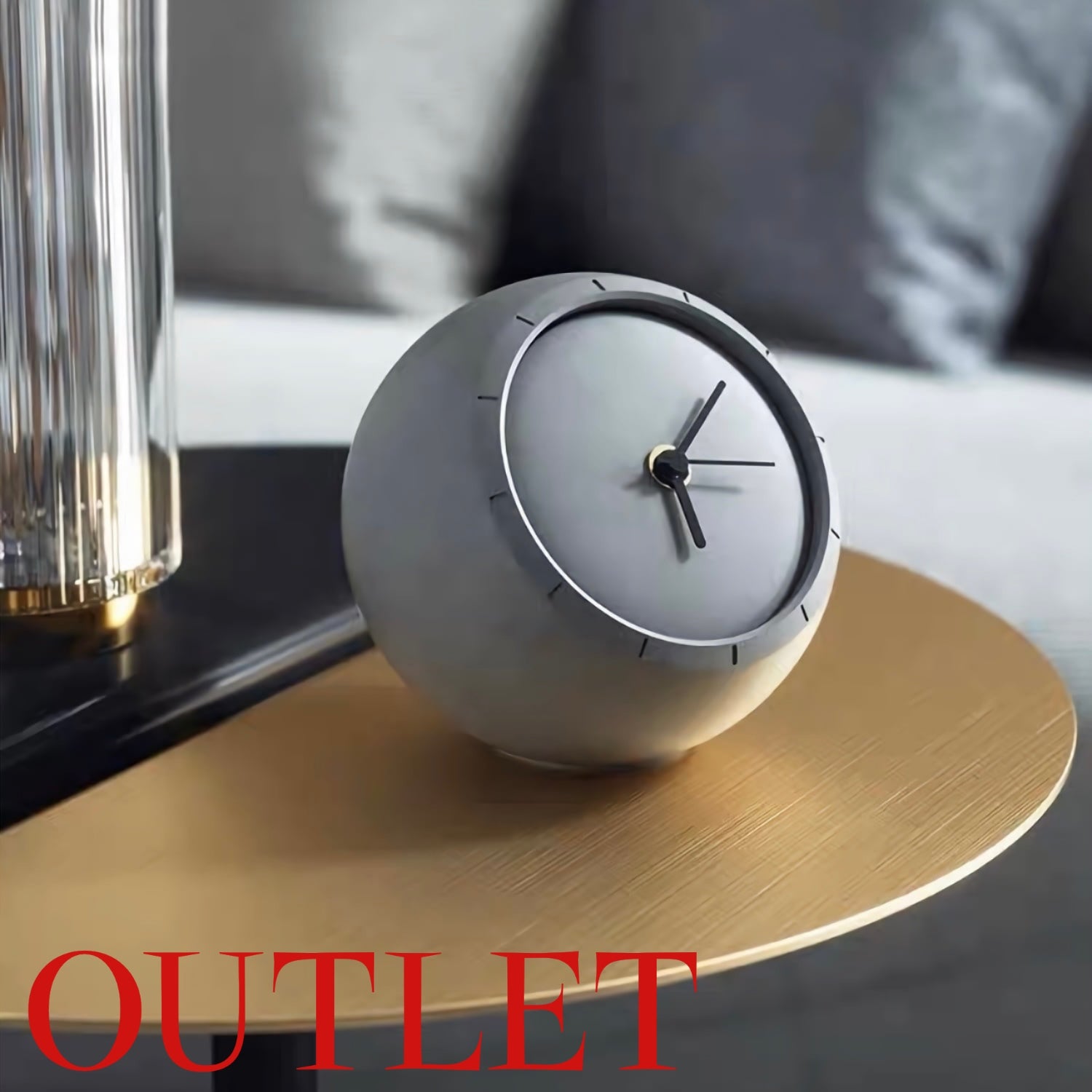 【アウトレット10%OFF】デスククロック ベトン