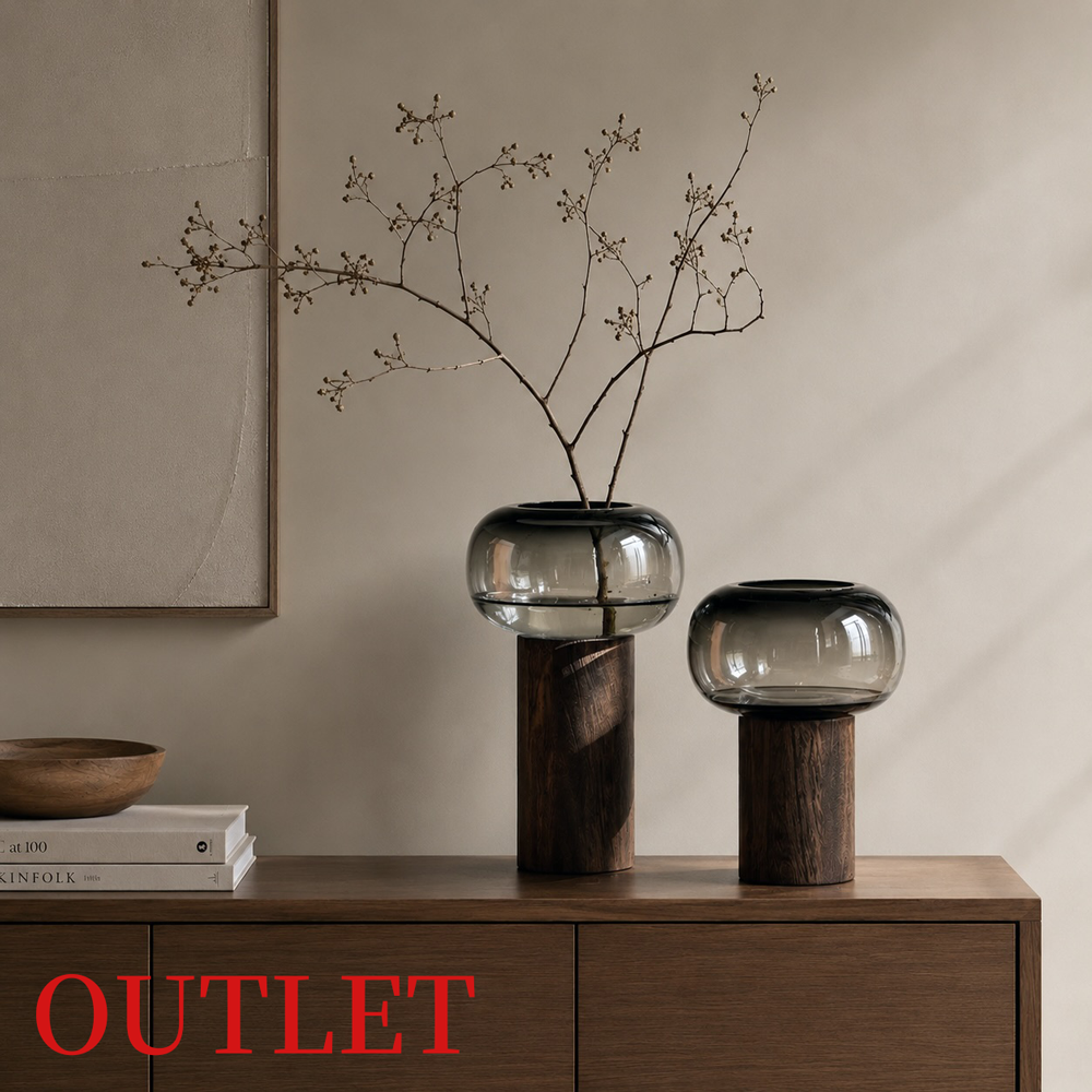 【アウトレットレット10%OFF】グラスウッド フラワーベース
