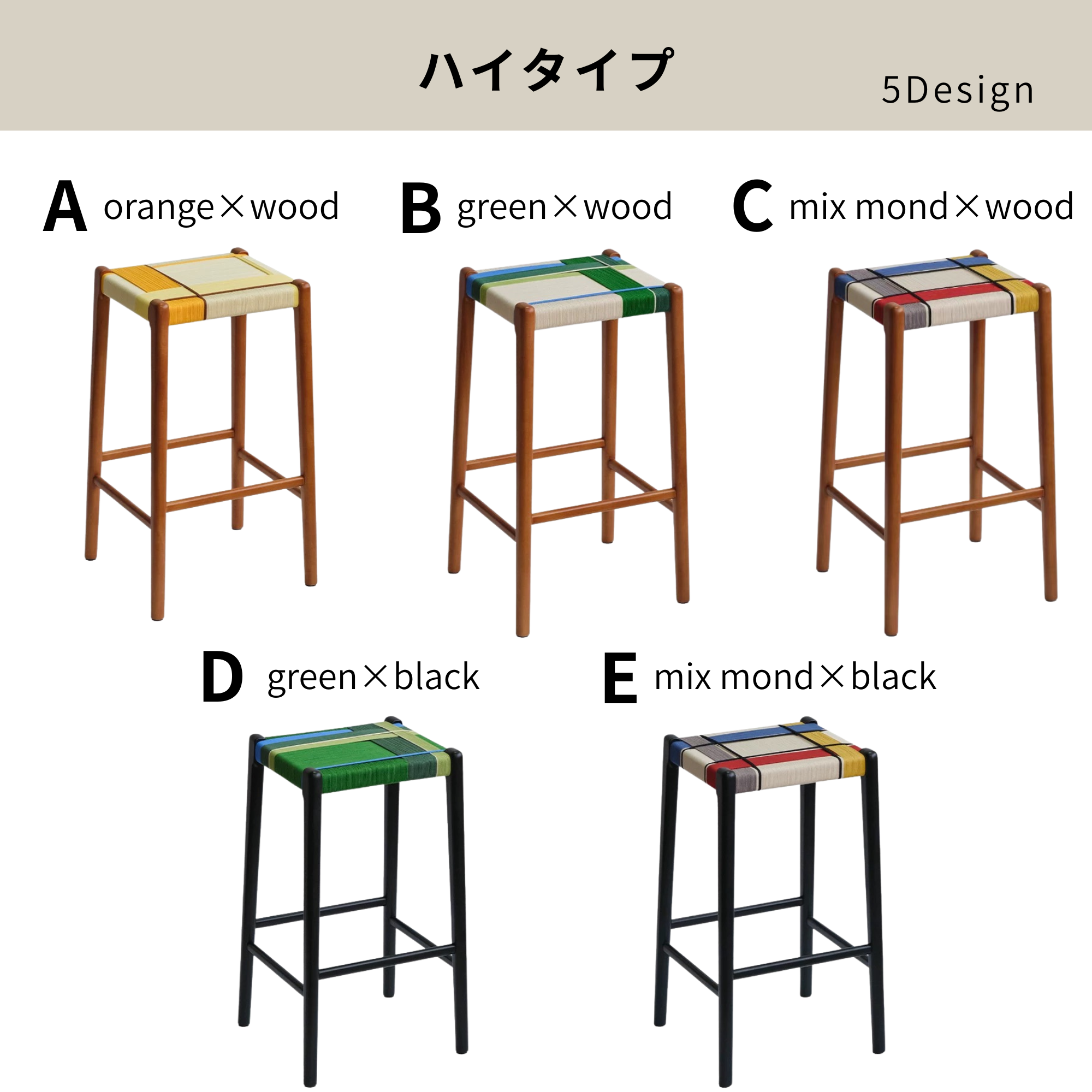 カラーコードスツール