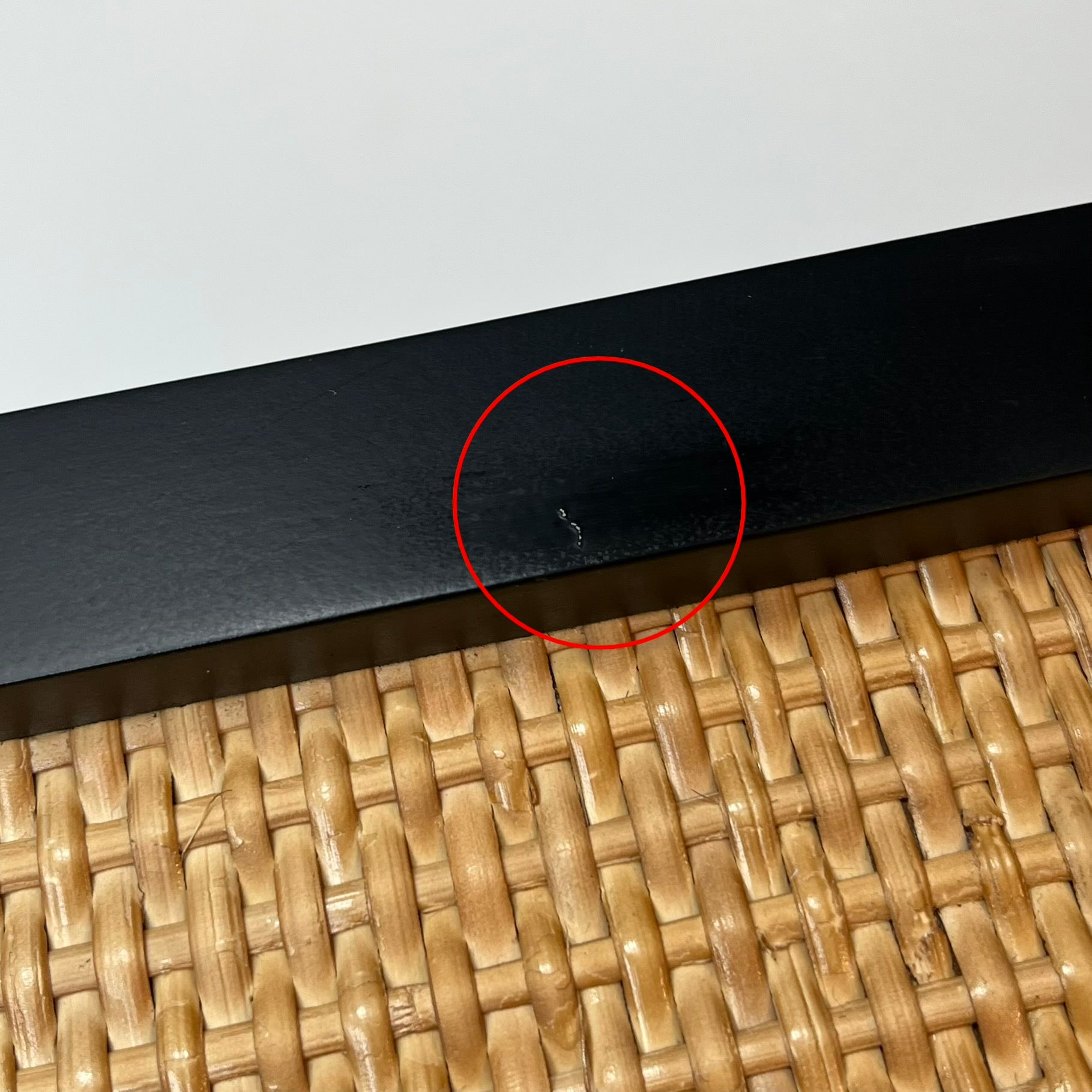 【アウトレット10％OFF】ラタン　シンプルフラットトレイ