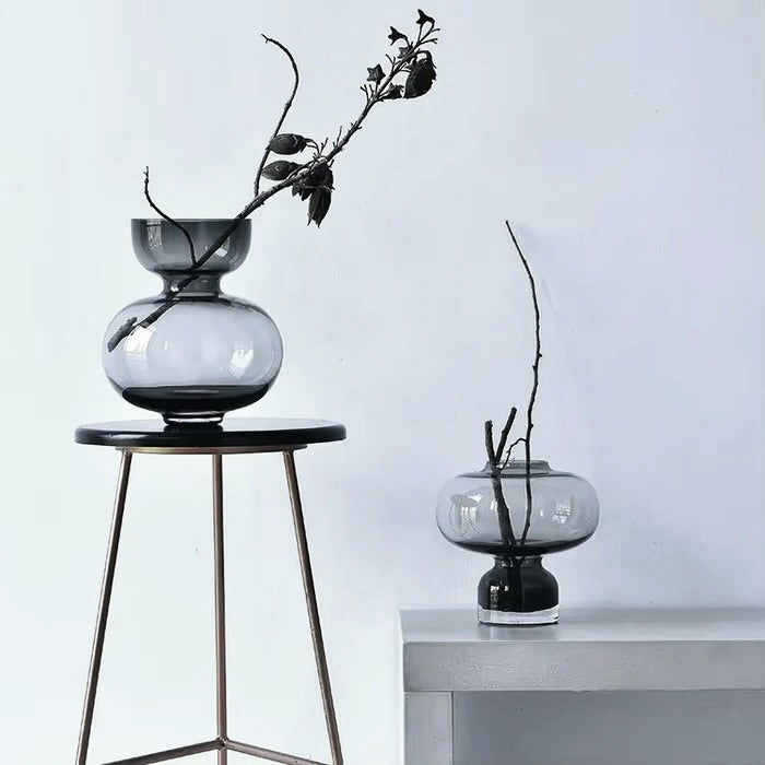 ガラスアートフラワーベース