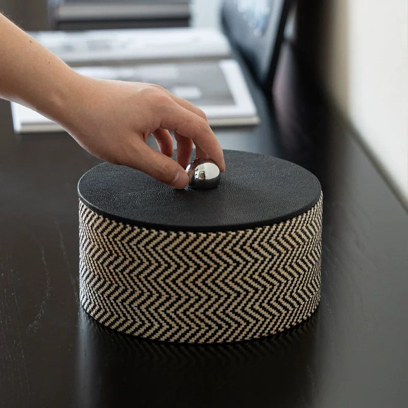 ヘリンボーン ストレージボックス