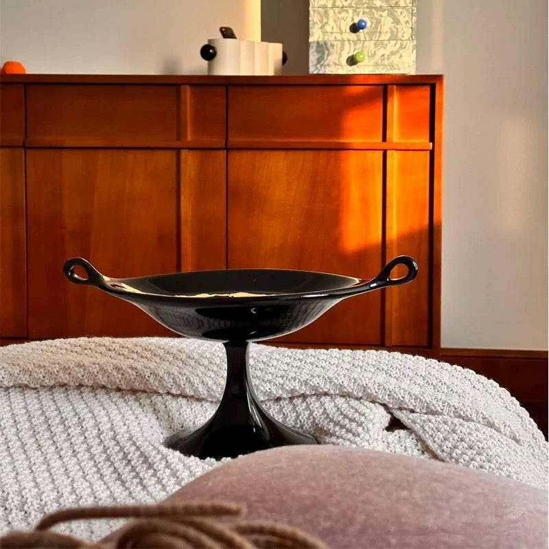 ブラックペデスタルトレイ