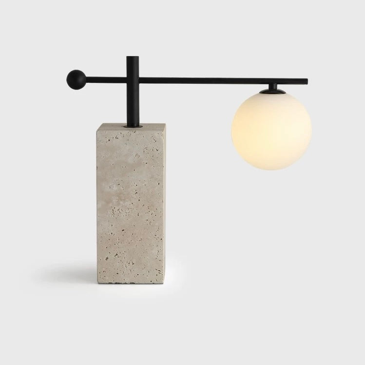 スティル トラバーチンテーブルランプ