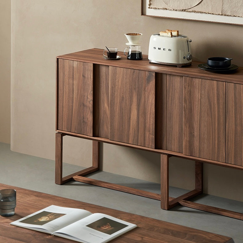 ソリッドウッドロングレッグキャビネット