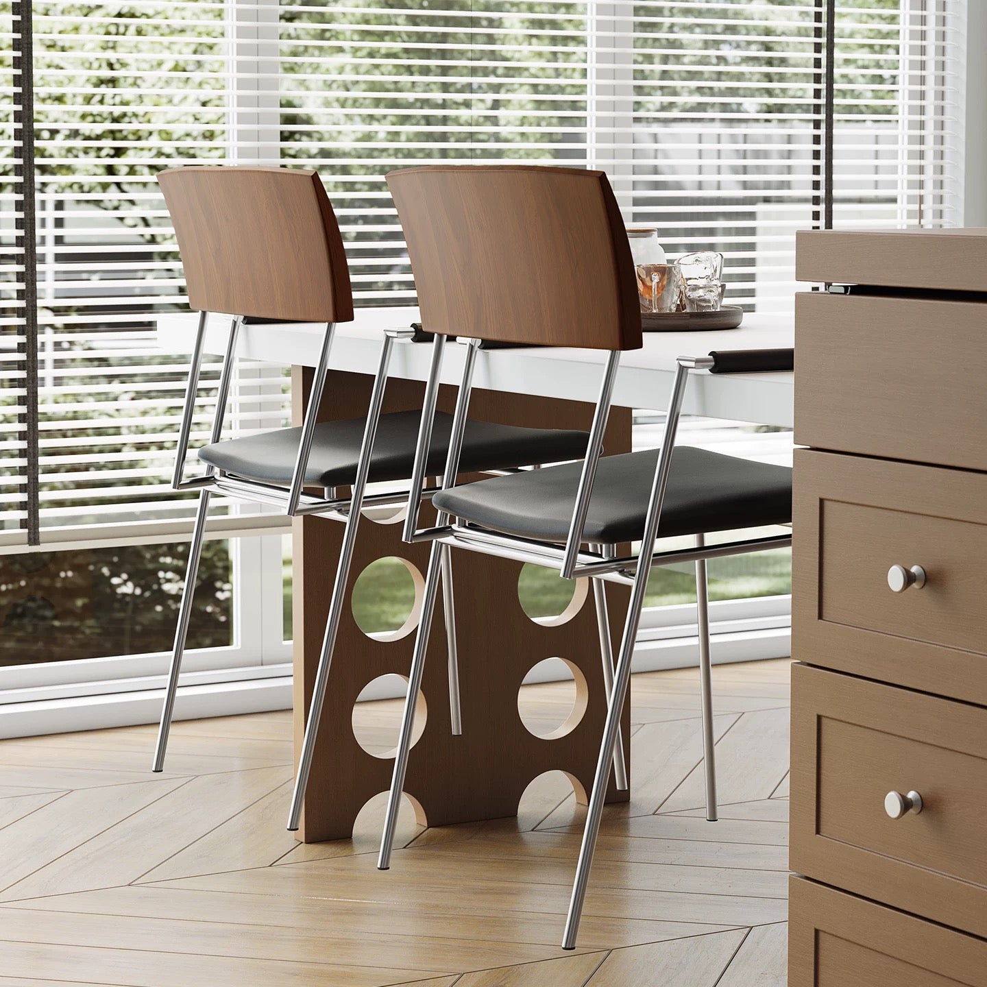 ウォルナットイーズチェア