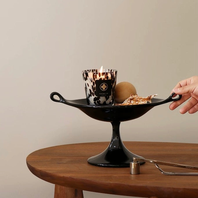 ブラックペデスタルトレイ