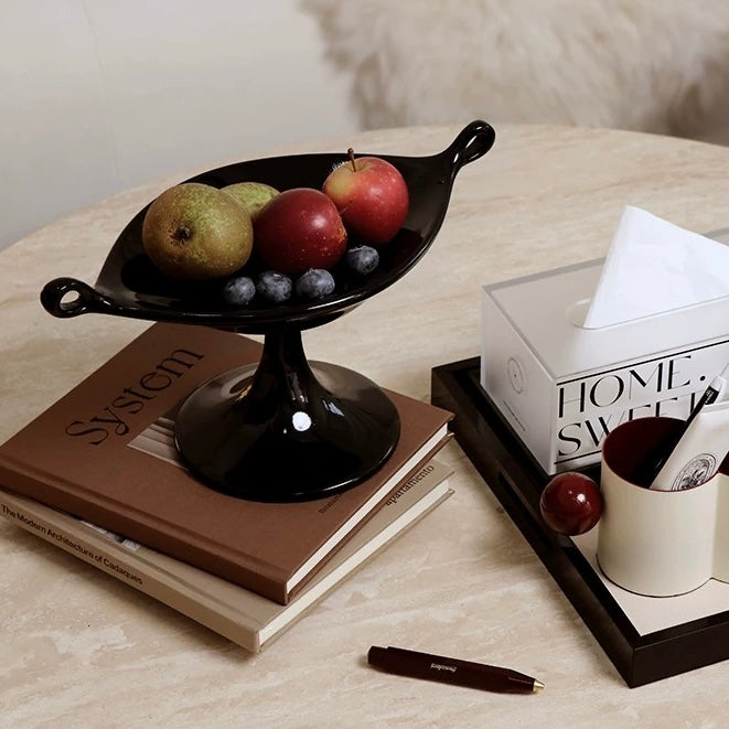 ブラックペデスタルトレイ