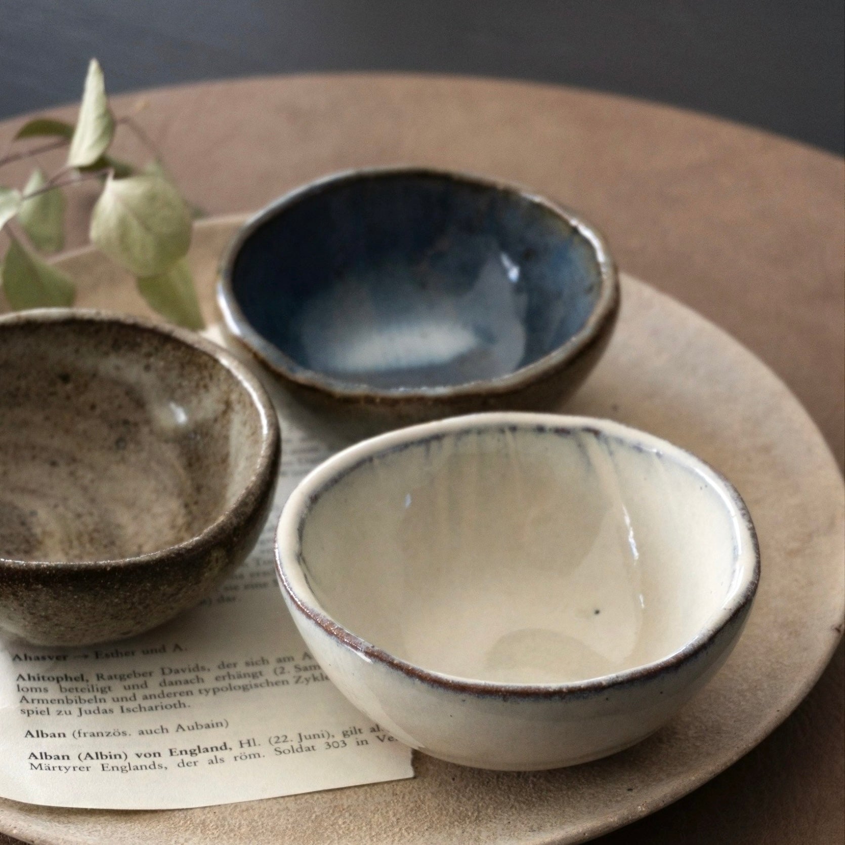 カームミニディッシュ［信楽焼］