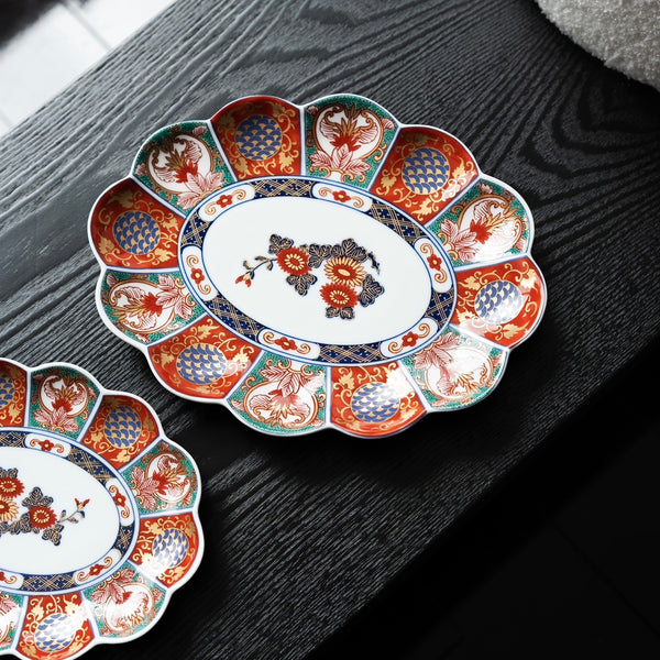 ルーマニア「コロンド焼き絵皿」 5.5号皿揃 山の幸絵変り