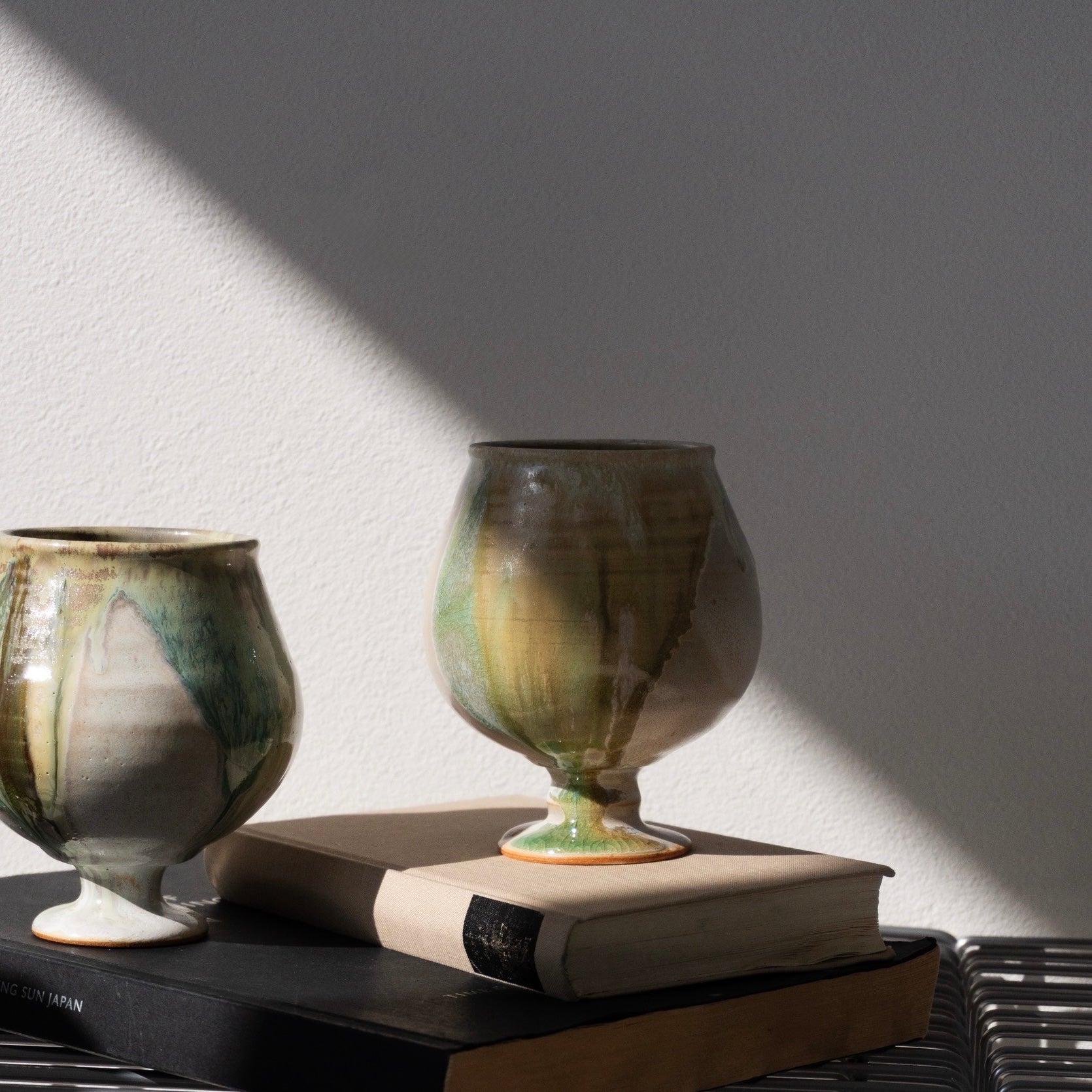 グレイズゴブレット［信楽焼］