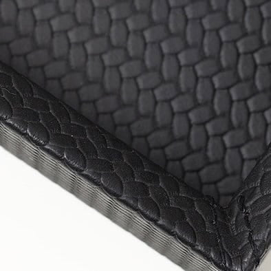ブラックレザー×ゴールド　ストレージボックス